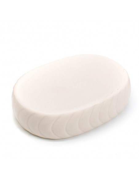 Portasaponetta in ceramica beige