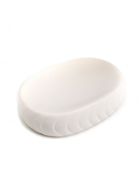 Portasaponetta in ceramica bianco