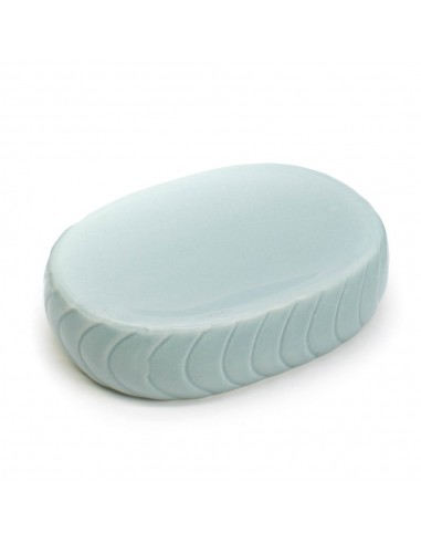 Portasaponetta in ceramica celeste