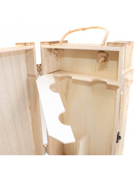 Portabottiglie in legno