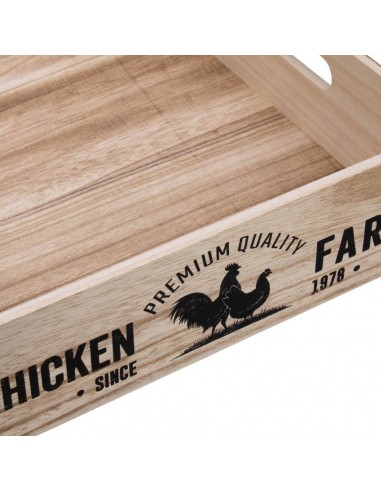 Vassoio in legno Decorato Piccolo