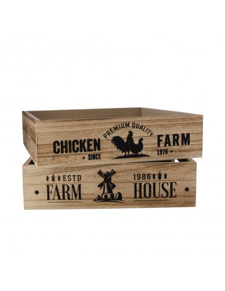 Vassoio in legno Decorato Piccolo