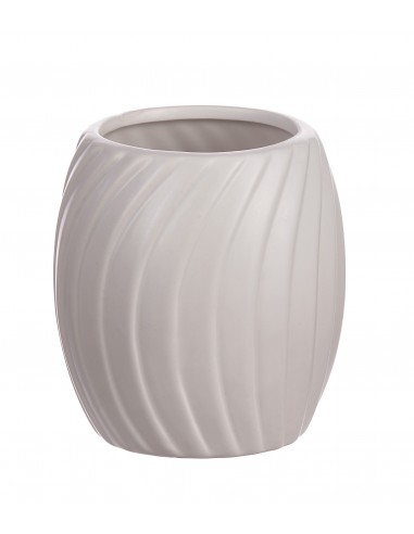 Portaspazzolino in ceramica bianco