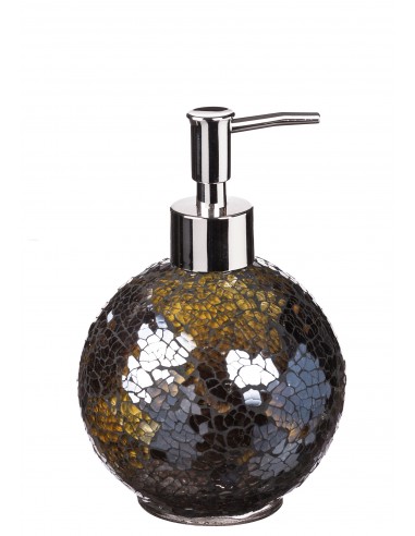 Dosatore in vetro mosaico ambrato scuro