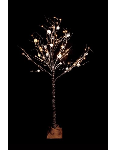 Albero Natale con palline e 112 LED...