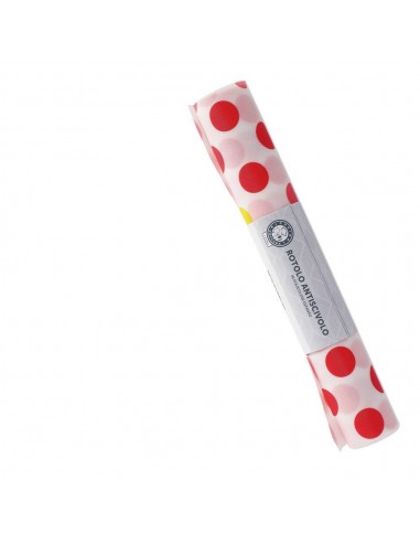 Tappetino antiscivolo Pois Rosso 40x200cm