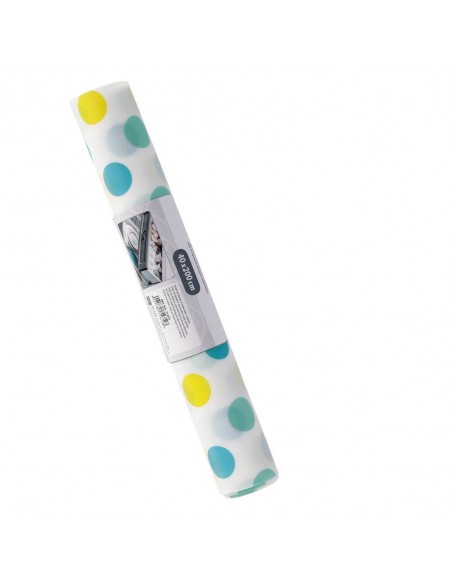 Tappetino antiscivolo Pois Azzurro 40x200cm