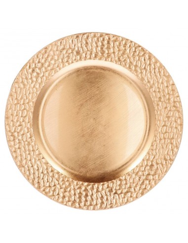 Sottopiatto Tondo Plastica ORO Diam.33