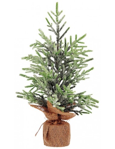 Albero Natale con base in Juta diam.7,5cm h.42cm