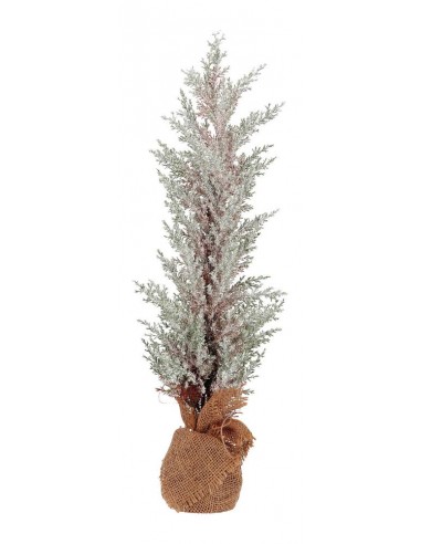 Albero Natale sbiancato con base in Juta...