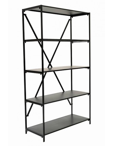 Mensola Loft 5 ripiani in metallo 86x36cm h.155cm