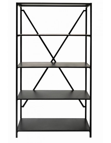 Mensola Loft 5 ripiani in metallo 86x36cm h.155cm