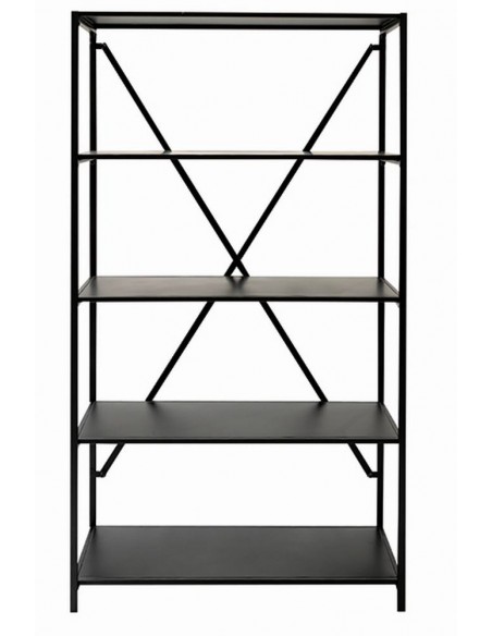 Mensola Loft 5 ripiani in metallo 86x36cm h.155cm