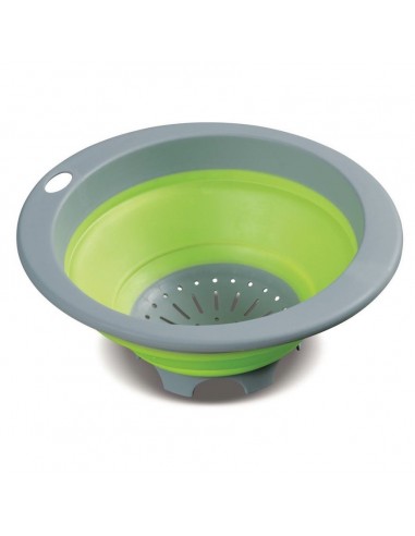 Scolapasta Pieghevole Verde 25,5x23cm h.10 cm