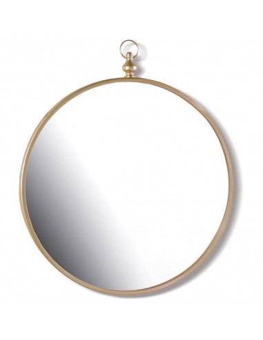 Specchio tondo cornice ferro oro diam.55cm