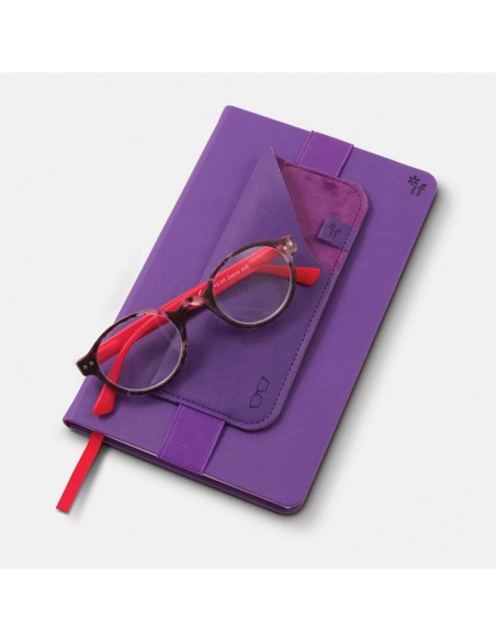 Bookaroo Custodia per Occhiali con banda elastica