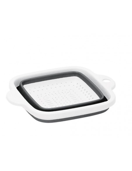 Scolapasta Pieghevole in silicone 26x22cm h.10cm