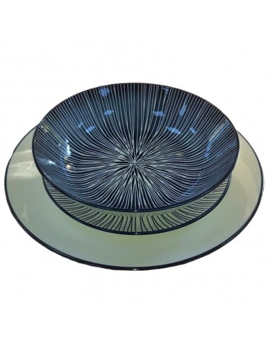 Servizio di Piatti in ceramica Stract...