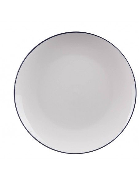 Servizio di Piatti in ceramica Stract Bianco/Blu 18PZ