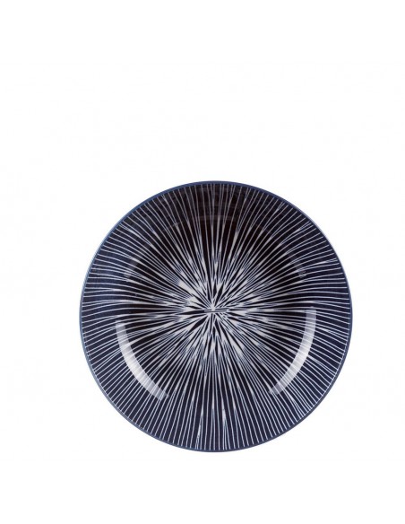 Servizio di Piatti in ceramica Stract Bianco/Blu 18PZ