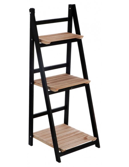 Mensoliera in Legno 3 ripiani 41x39cm h.106,5cm
