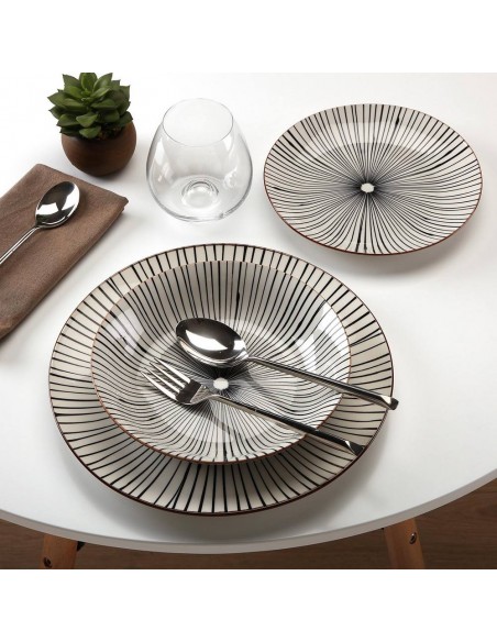 Servizio piatti 18 pezzi Hailey ø27 cm