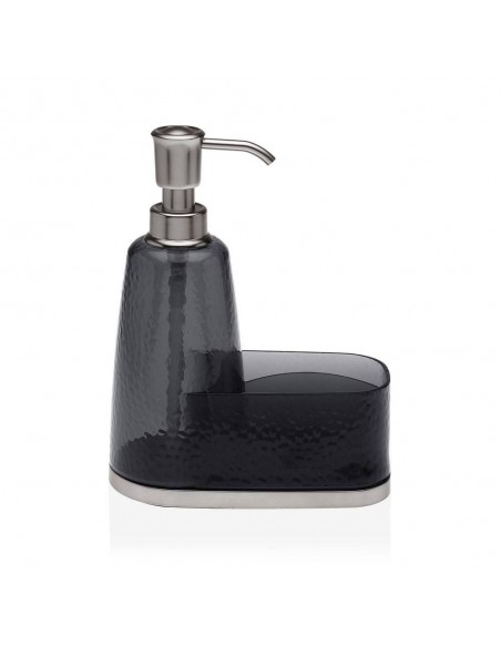 Dispenser sapone transparente nero