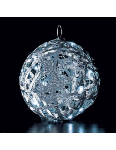 Palla decorativa in PVC 20 Led diam.20cm