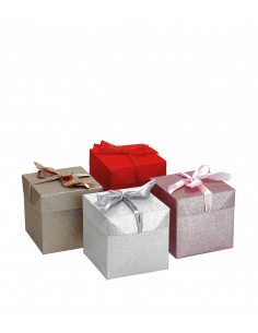 Scatola regalo natalizia Glitter componibile
