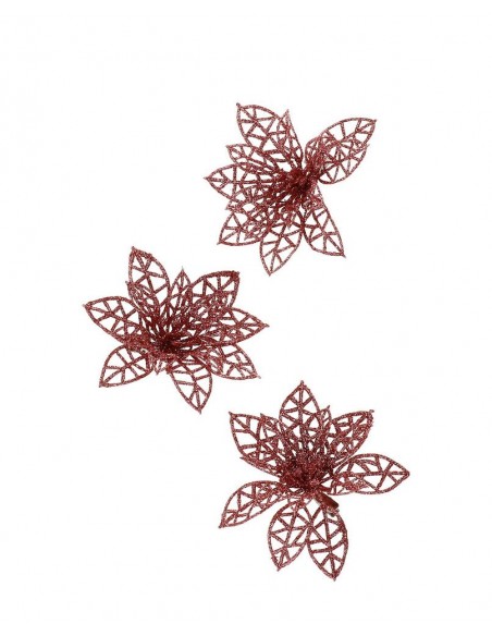 Set 3 fiori chiudipacco diam.10cm