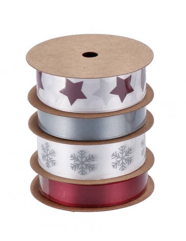 Set 4 Nastri Mix in tessuto 200cm