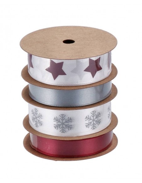Set 4 Nastri Mix in tessuto 200cm
