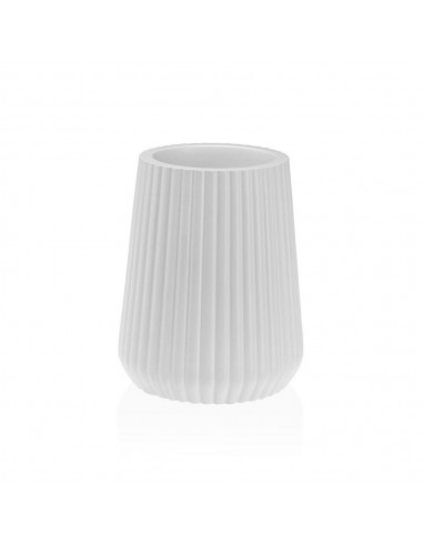 Portaspazzolino Righe Bianco