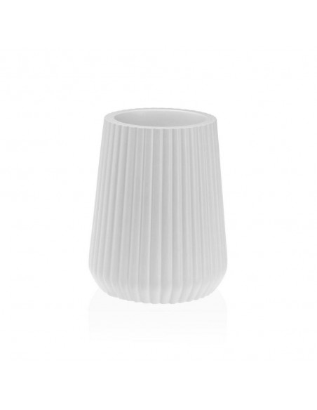 Portaspazzolino Righe Bianco