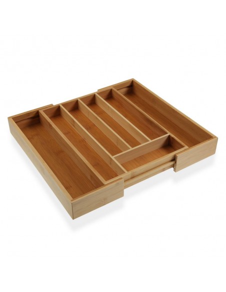 Portaposate da cassetto Bambù estensibile