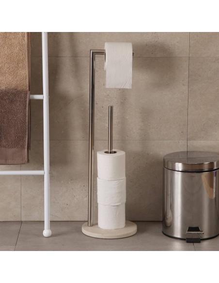 Portarotolo in metallo e resina