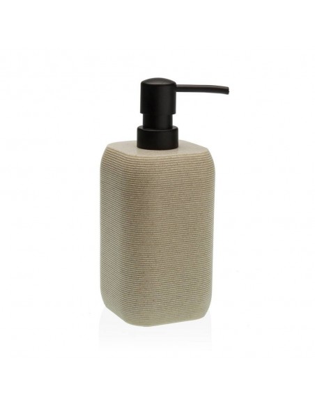 Dosatore sapone DIAMOND beige 8x8cm h.18.5cm