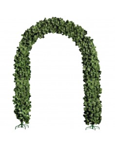 Arco decorativo verde pvc+met 250cm h.275cm
