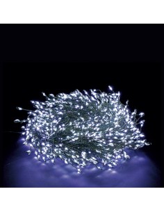 Stringa 100 led 10 flash da esterno bianco