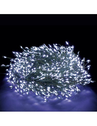 Stringa 300 led 30 flash da esterno bianco