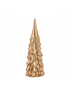 Albero di natale in resina in ORO