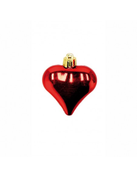 Set 3 deco da appendere mix rosse diam.6cm