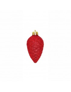 Set 3 deco da appendere mix rosse diam.6cm 2
