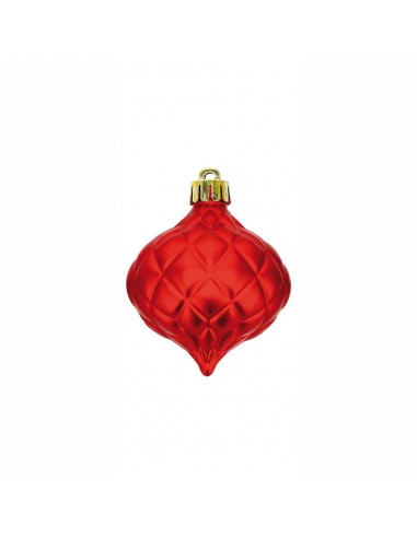 Set 3 deco da appendere mix rosse diam.6cm
