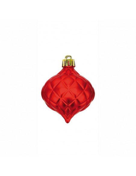 Set 3 deco da appendere mix rosse diam.6cm