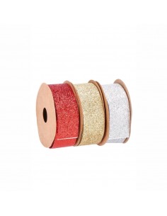 Nastro adesivo tessuto brillantinato