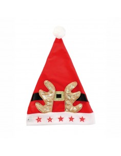Cappello natale con 5 led 29,5x39,5cm 2
