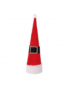 Puntale di natale forma cappello diam.9,5cm h.34cm