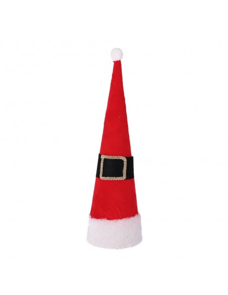 Puntale di natale forma cappello diam.9,5cm h.34cm