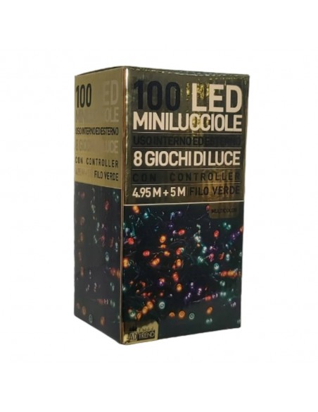 100 minilucciole led Multicolor tenue